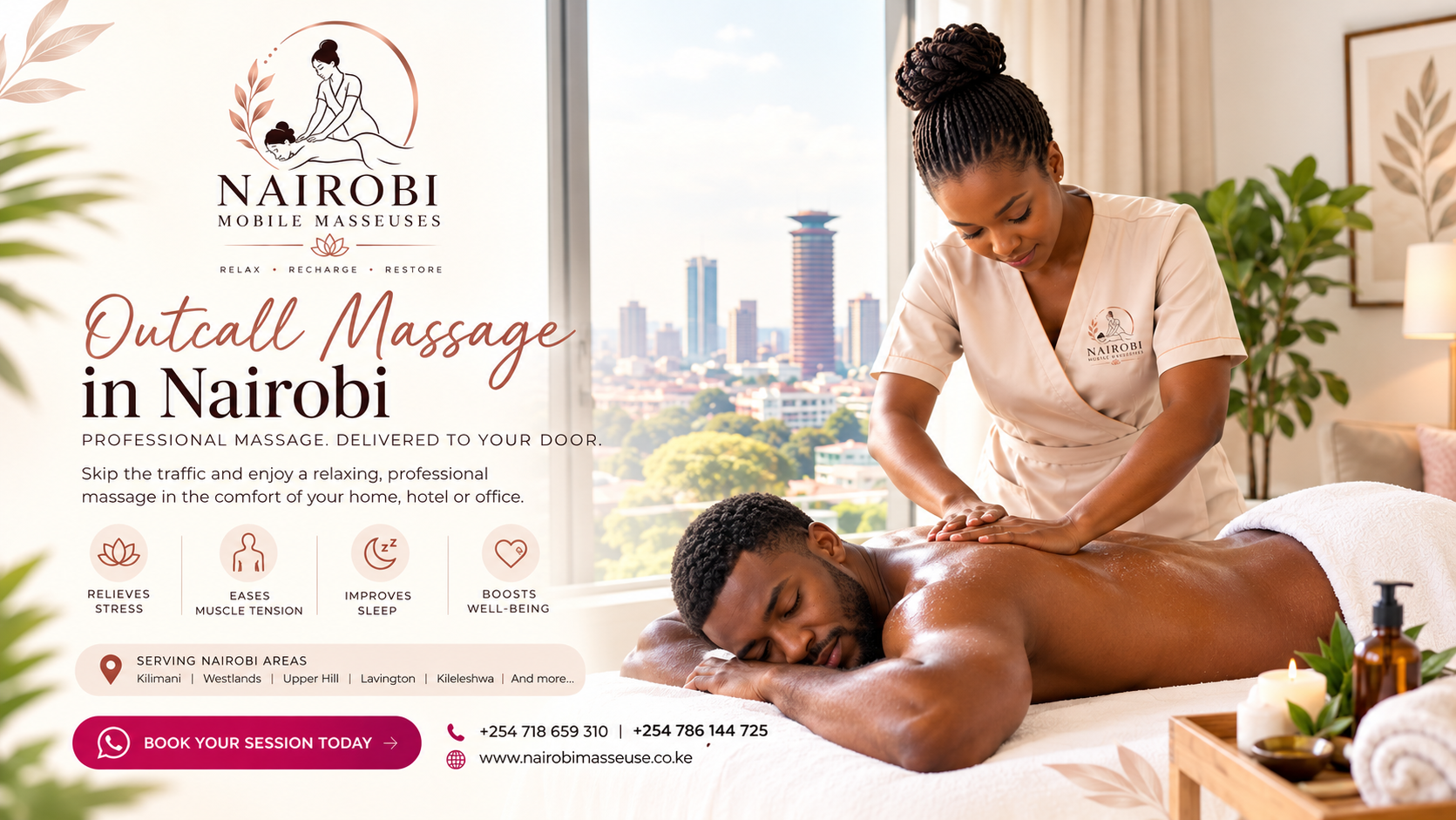Outcall massage in Nairobi, outcall massage in Nairobi